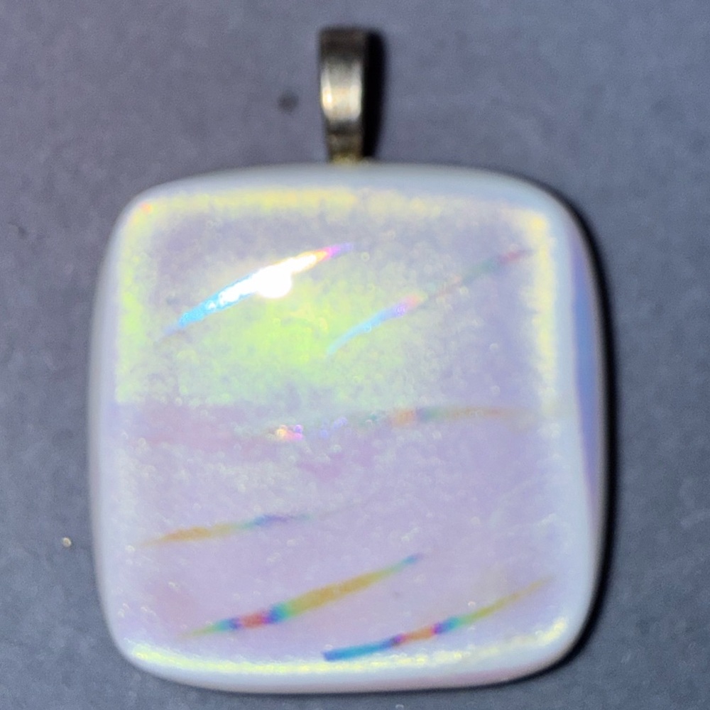 Iridescent Glass Pendant